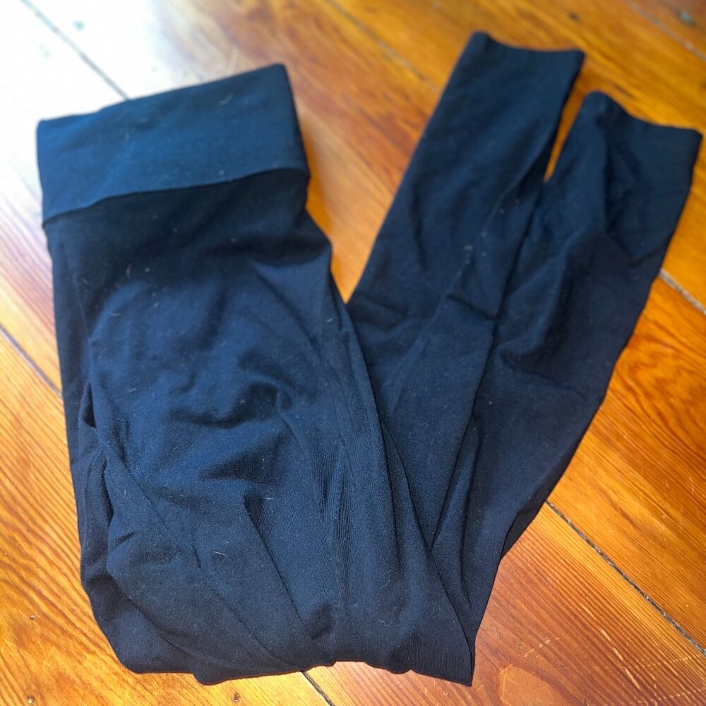 Pink Fold Over Leggings